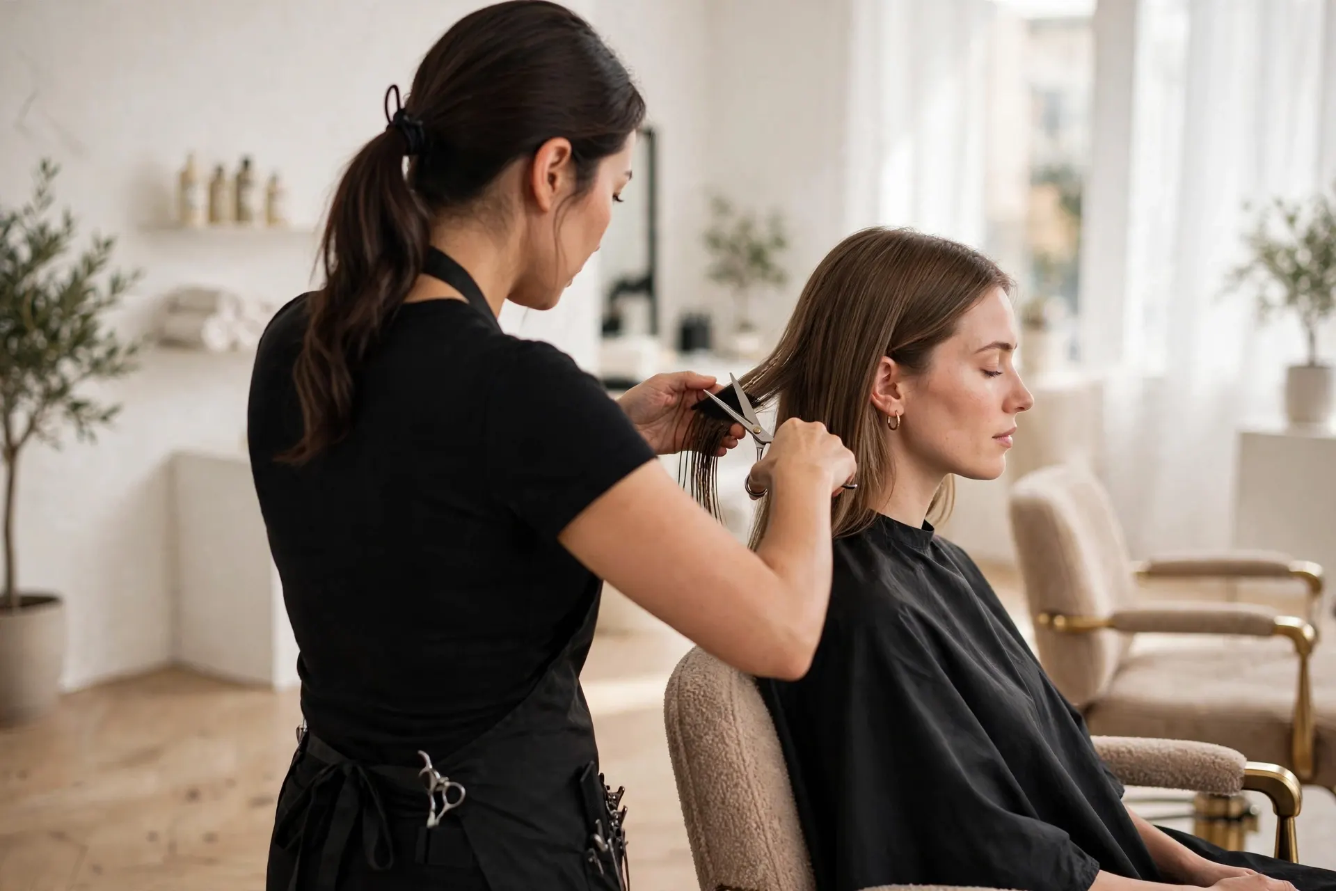 Corte over-the-shoulder